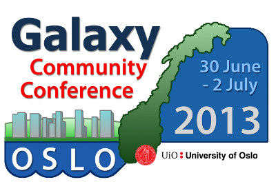 2013 Galaxy Community Conference (GCC2013), Oslo, Norway, 30 June - 2 July, 2013